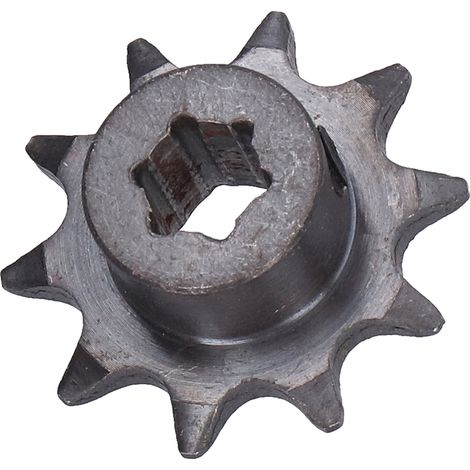 Pignon d'entraînement en acier, 3 pièces, pas de 8mm, trou hexagonal, Kit de 10 dents, 5307-4008-0010 (1/5)
