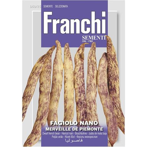 SEMI DI FAGIOLO NANO MERAVIGLIA DEL PIEMONTE FRANCHI SEMENTI