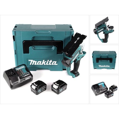 Makita SD 100 DSMJ Scie à plâtre sans fil 10,8 V Scie pour cloisons sèches en Makpac + 2x 4,0Ah batterie + chargeur (1/5)
