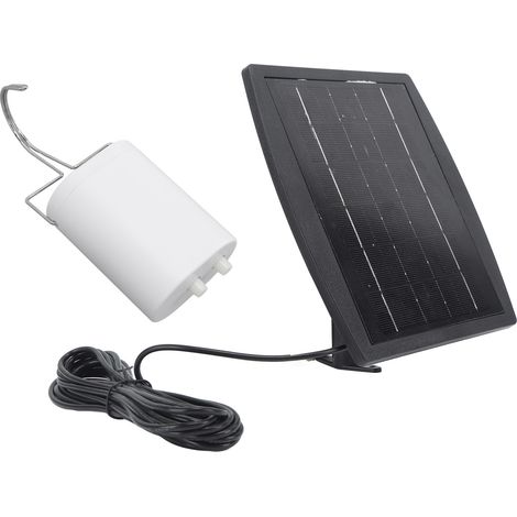 Kit d'Arrosage Automatique pour Plantes USB 3W 4 Pots Système Solaire Auto-Irrigation Jardin Terrasse Pelouse (1/5)