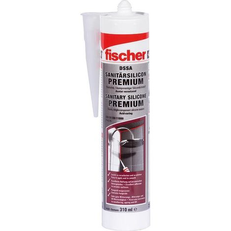Silicone sanitario Fischer premium dssa grigio 310 ml