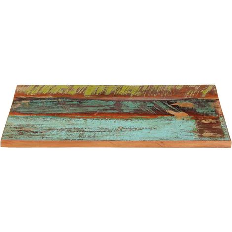 Maison Exclusive - Piano Tavolo Rettangolare 60x80 cm 25-27 mm Legno di Recupero (1/5)
