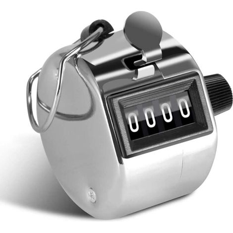Compteur manuel à 4 chiffres pour le comptage des personnes, le golf et les écoles de formation. (1/5)