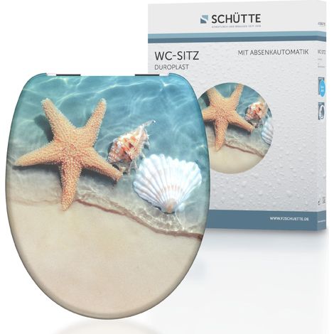 SCHÜTTE Sedile per WC con chiusura morbida BEACH (1/5)