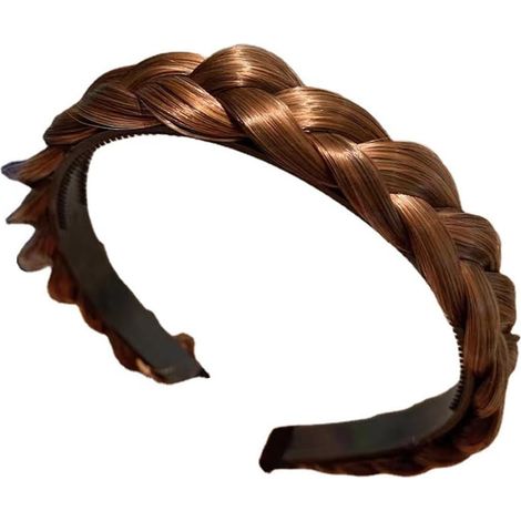 Bandeaux tressés pour femme - Large queue de poisson - Fait à la main - Rétro - Accessoire de beauté (1/3)