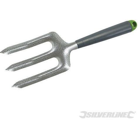 Forca a mano a  3 denti in acciaio verniciato Silverline 300 mm