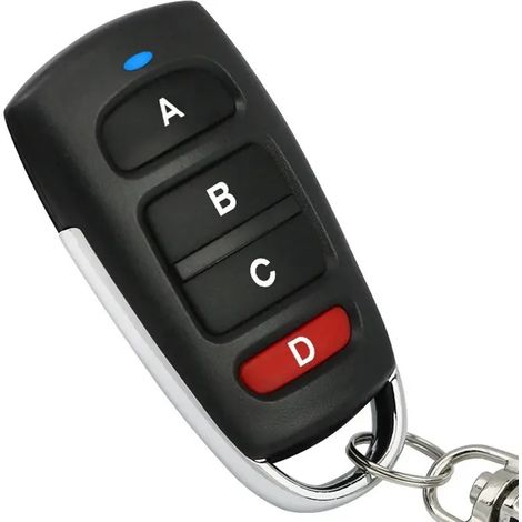 Telecomando universale 433 MHz per cancelli, tapparelle, portoni e illuminazione – Clonazione semplice senza programmazione – Compatibile con la maggior parte dei sistemi RF 433 MHz