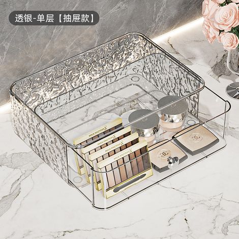 Coiffeuse rangement rouge à lèvres organiseur maquillage boîte de rangement tiroir compartiment masque visage cosmétique bureau beauté étagère multi-poches (1/5)