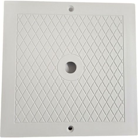 Couvercle de skimmer piscine carré 25,5 cm – compatible SPX1082E, SP1082, A1085 – 1 pièce en plastique résistant (1/2)