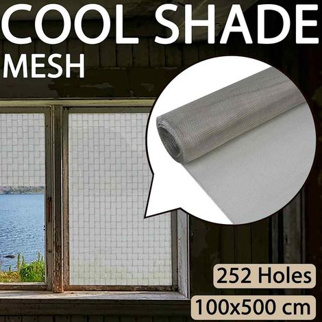 vidaXL Écran en treillis Acier inoxydable 100x500 cm Argenté (1/3)