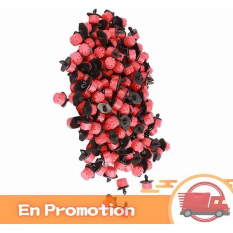 zerone goutteur d'irrigation 150 pièces réglable Mini jardin Irrigation arrosage débit goutteur tête goutte à piscine essence (1/5)