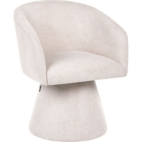 Poltrona girevole interamente rivestita in tessuto idrorepellente, poltrona decorativa verde scuro Rygga (1/5)