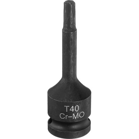 Embout Torx T40 1/2" à 6 Pans pour Douille d'Impact Acier CR-MO (1/5)