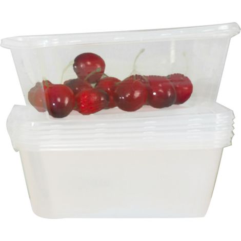 Rechteckige, vielseitige, hitzebeständige Einweg-Lunchbox für den Gebrauch zu Hause und im Restaurant. (1/5)