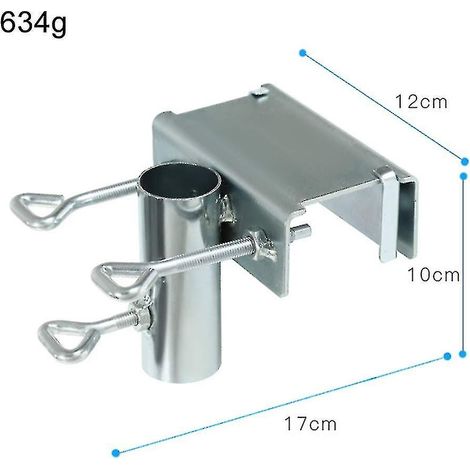 Support de parasol stable pour balcon avec pince de fixation (1/2)