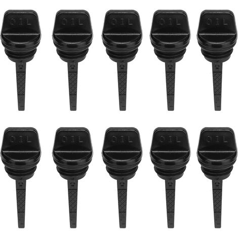 10 pièces bouchons de jauge de remplissage d' jauges d' ABS, ensemble de bouchon de remplissage d' moteur pour générateurs de moteurs à essence 154F (1/5)