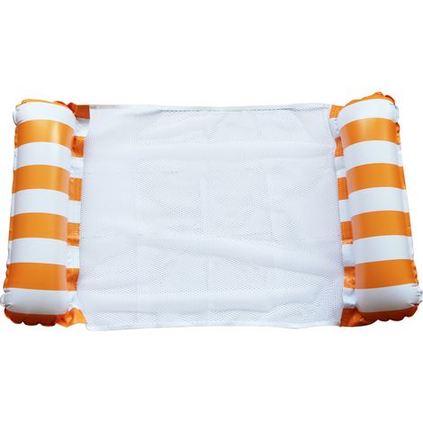 Wasserspiel-Liegestuhl, Schwimmbett-Sofa, aufblasbarer Schwimmkreis für Erwachsene (Pumpe inklusive)