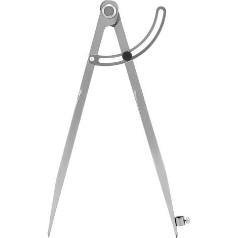 Compas Réglable 300 mm, Compas Pointu de Marquage avec Aile Verrouillable et Porte-crayon, pour Menuisier, Travail Métaux, Travail du Cuir (1/5)