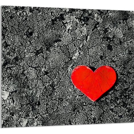PANEL DE VIDRIO PARA COCINA 65x60 Corazón (1/5)