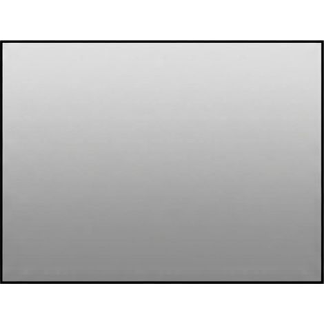 ELVMI Miroir de Salle de Bain Mural à Cadre en Aluminium Noir, Verre 5 mm sans Cuivre, Pose Horizontale ou Verticale (1/5)