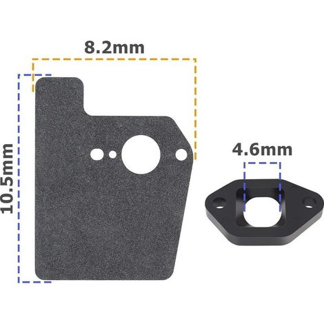 Kit de 2pcs Joints d'isolateur de Carburateur Compatible avec Honda GCV160 GCV160A GCV160LA GCV160LAO GCV160LE Pièces de Moteurs de Tondeuse à Gazon (1/2)