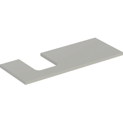 Plaque de lavabo Geberit ONE, découpe à gauche, pour lavabo à (1/2)