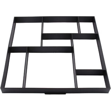 60 x 50 cm Kunststoff-Pflasterform, mittelgroße Pflastersteine, Betonformen, Steine, Tittsteine, Garten, Auffahrt, Pflaster, Wegform, Gehwegmacher