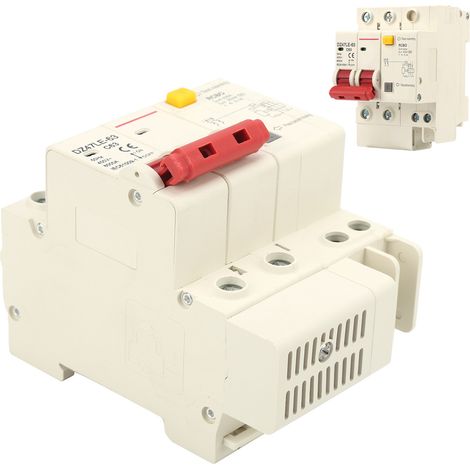 DZ47LE-63 2P Professioneller Miniatur-Leistungsschalter mit Leckstromschutz (1/5)