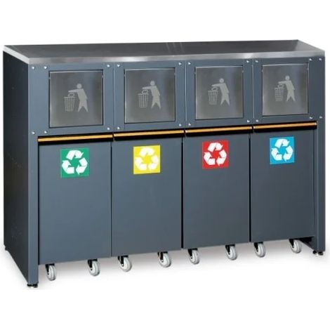 Beta C45PRO 2.0 RD/X Modulo fisso raccolta differenziata per arredo officina