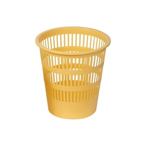 PAPELERA AMARILLO PASTEL ECO