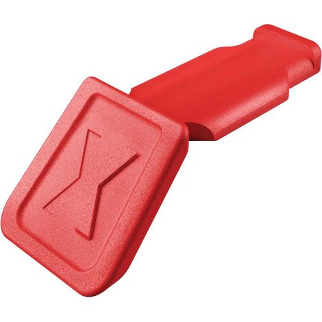 Draper 25124 KNIPEX 00 61 10 CR ColorCode Clips Red (10 Pieces), 122mm