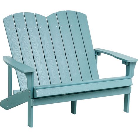 Garden Bench ADIRONDACK 125 cm Light Blue