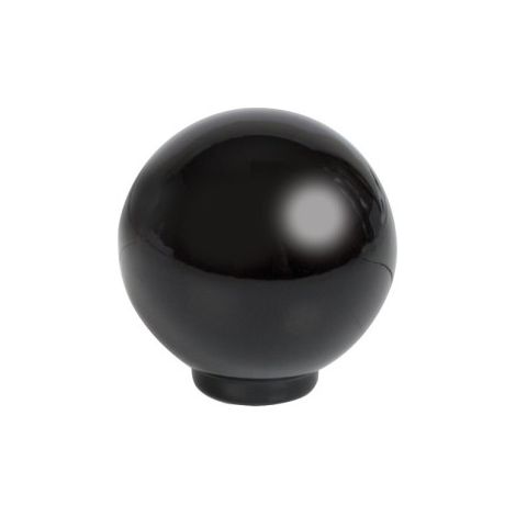 POMO PLASTICO. POLI DUR.D.34 MM. NEGRO. - EHLIS (1/4)