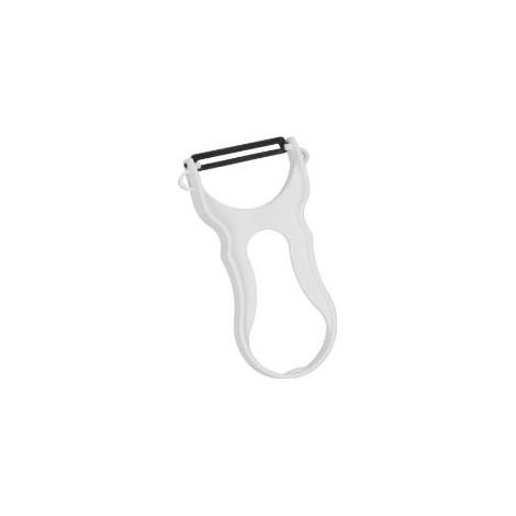 FPLUS pelapatatas quick blister , Cuchilla acero templado y cuerpo ABS color blanco
Packaging: cartón con colgador