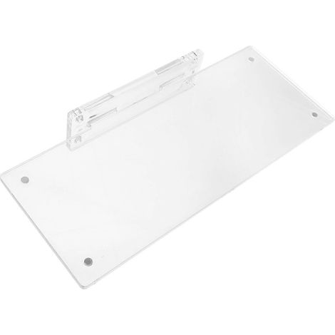 Plaques de porte en acrylique transparent, ensemble de 5 pièces, design rectangulaire, pour la signalétique de bureau et de chambre, durables, faciles à nettoyer, adaptées à une utilisation intérieure (1/5)