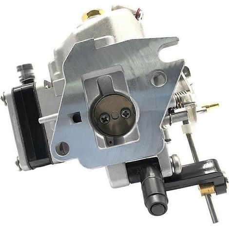 Carburateur 6E7-14301 pour moteur hors-bord Yamaha 2 temps 9,9 CV et 15 CV références : 6E8-14301-00, 684-14301-03, 684-14301-04, 6E8-14301-05 (1/5)