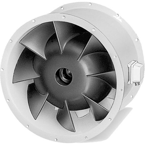 Helios VARD 250/4 TK Radax Hochdruck-Rohrventilator 3-PH 400V, 1250m3/h, 0,9kW