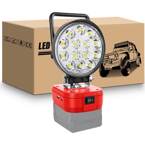 Projecteur LED Rechargeable pour Batterie 18V, 42W 4200LM (1/5)