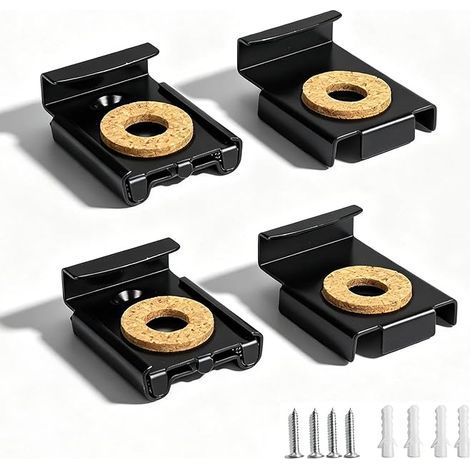 Mirror Brackets Adjustable Height Posts Dowels Screws Bathroom Bedroom Mirror (1/5)
