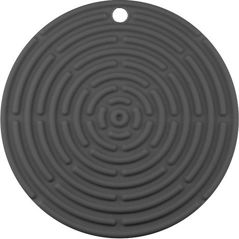 Sets de table ronds en silicone, fabriqués en carton ondulé, dessous de plat en silicone, dessous de plat filetés pour tasses et bols, tire-bouchons et sous-verres, flexibles, durables et antidérapant (1/5)