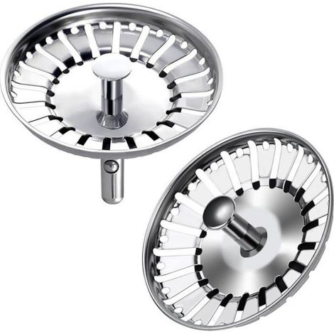 Crépine Évier - Acier Inoxydable - Diamètre 84 mm - Pour Évier Cuisine Lavabo Baignoire - 1 Pièce (1/5)