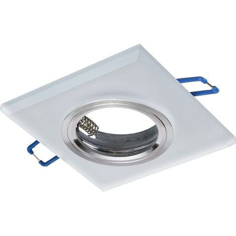 Spot encastré carré blanc GU10 40W Eko-Light EKOS208