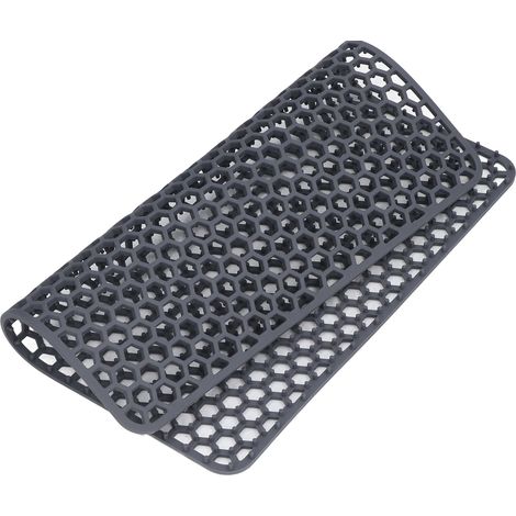 Grille de protection en silicone pour éviers inox ou céramique, tapis d'évier antidérapant, insert de cuisine réutilisable (1/5)