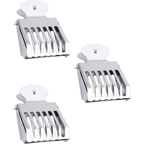 Clip D'apiculture 3 Pièces en Acier Inoxydable pour Apiculteur Cage, Outil Essentiel pour Capturer L’abeille, Usage Facile, Lot de 3 Pièces (1/5)