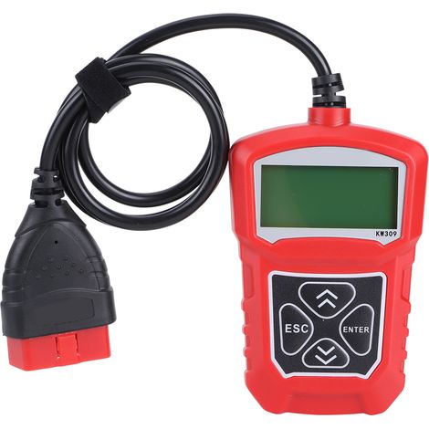 Outil de Test automatique OBD2 de lecteur de Code d'instrument de Diagnostic de Scanner de défaut de moteur de voiture de KW309 (1/5)