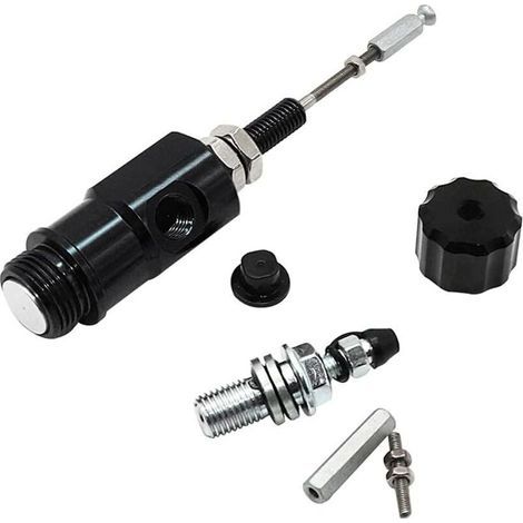 Pompe de Frein D'embrayage Hydraulique, Diamètre 14 mm Moto Hydraulique Embrayage Maître Cylindre Rod Frein Pompe Universel Moto Modification Accessoires pour à la Plupart des Motos,Noi