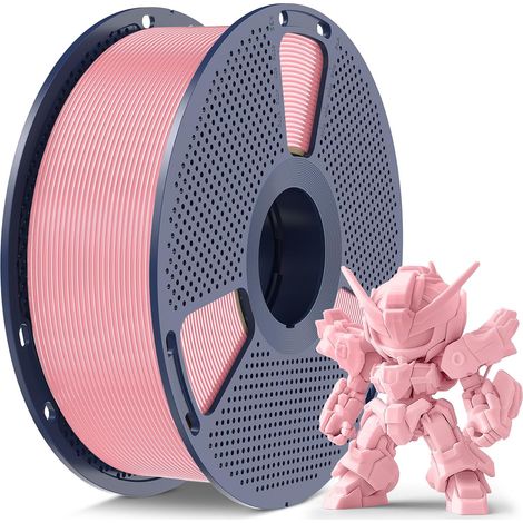 Macaron PLA Meta Filament, 1KG PLA 3D Imprimante Filament 1,75mm, Plus Résistant, Précision Dimensionnelle +/- 0.02mm, Compatible avec les Imprimantes 3D FDM, Bobine de 1KG, Rose Sakura (1/5)