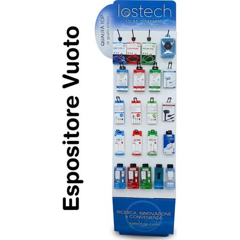 LOSTECH ESPOSITORE MONOFACCIALE 45X18XH170 CM- 1,0 pz