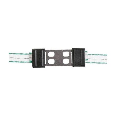 CONNETTORE FETTUCCIA ELETTRORECINZIONE AKO KERBL - ACCIAIO INOX MM 20 CF=PZ 5- 1 confezioni