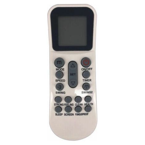 Ykr-k/002e Télécommande pour climatiseur auxiliaire Ykr-k/001e Ykr-k/204e Fernbedienung (1/5)